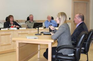 Planners Megan Rueckwald and Joe Gallivan updated Council on two recent studies at last Friday’s meeting. Photo/Craig Bakay